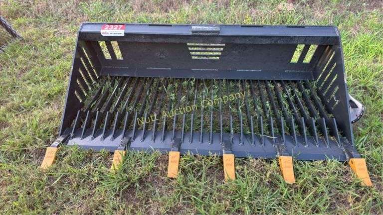 LandHonor RB-14-66W Skid Steer Rock Bucket Attachm