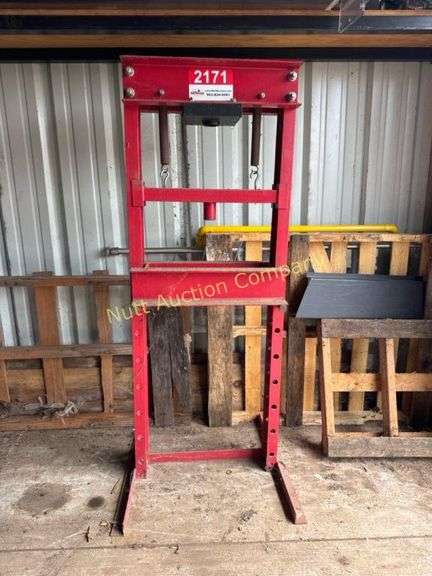 20 Ton Hydraulic Shop Press, Steel Frame, Manual H Missing hydraulic jack