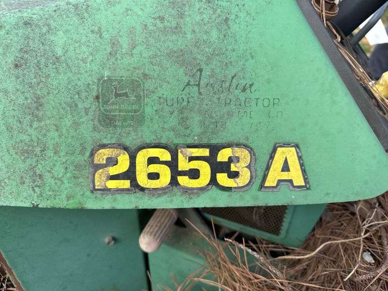 John Deere 2653A Riding Greens Mower, Diesel Engine, Hydrostatic. Condition unknown
