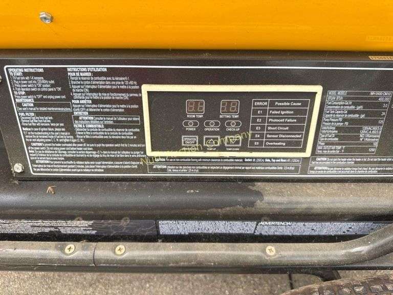 Master MH-400T-KFA Forced Air Heater, 400,000 BTU,
