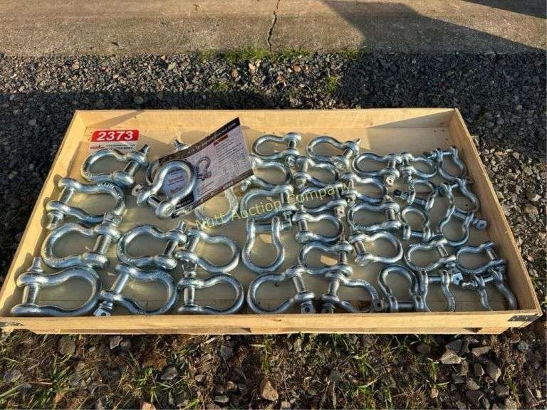 LandHonor LHR-G209  Shackles, Galvanized Carbon St LandHonor LHR-G209 4.75T Anchor Bow Shackles, Galvanized Carbon Steel, wit