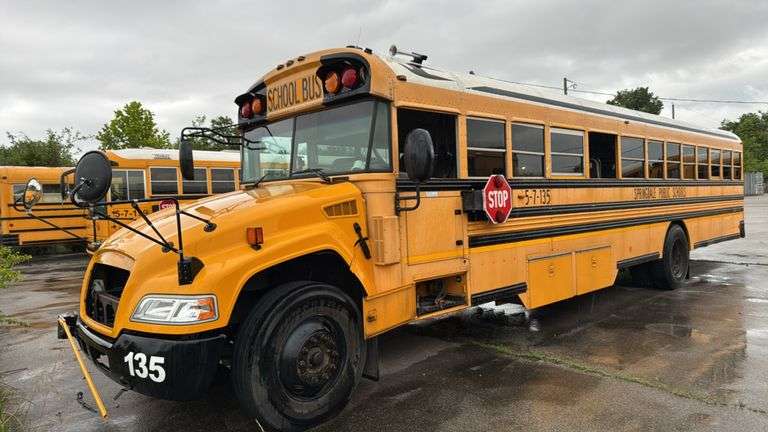 2011 Blue Bird Vision School Bus, Diesel, 72 Passenger-NON RUNNING- MSO and BILL OF SALE