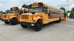 2001 Blue Bird International 3800 School Bus T444E C210 Diesel Engine- MSO and BILL OF SALE