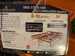 LandHonor HAG-12-24Q Skid Steer Hay Accumulator Gr