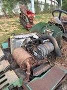 John Deere 2653A Riding Greens Mower, Diesel Engine, Hydrostatic. Condition unknown