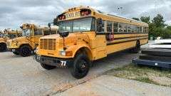 2001 Blue Bird School Bus, T444E C210 Diesel Engine- MSO and BILL OF SALE