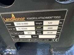 LandHonor Hydraulic Winch Attachment, 15,000 lbs. Hydraulic winch