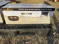LandHonor 36" Round Metal Fire Pit Ring, Model LD