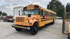 2000 Blue Bird School Bus, International T444E B190 Diesel Engine- MSO and BILL OF SALE