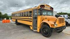 2001 Blue Bird School Bus, T444E C210 Diesel Engine- MSO and BILL OF SALE