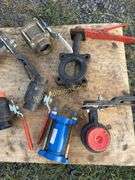 Industrial Valves and Pipe Fittings, Various Types and sizes