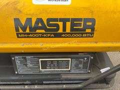 Master MH-400T-KFA Forced Air Heater, 400,000 BTU,