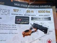 LandHonor Skid Steer Rotating Grapple RG-11-5000G,