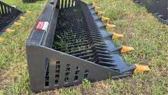 LandHonor RB-14-84W Skid Steer Rake Attachment, 84