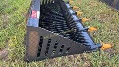 LandHonor RB-14-66W Skid Steer Rock Bucket Attachm