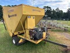 Gravely Pro Vac 1050 Lawn Vacuum Trailer, Robin Subaru Engine, 18 HP. Condition unknown