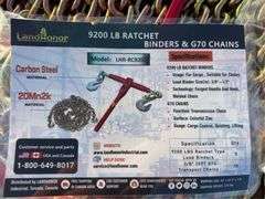LandHonor LHR-RC5400 Ratchet Binders & G70 Chains, LandHonor LHR-RC5400 Ratchet Binders &amp; G70 Chains, Carbon Steel Materi