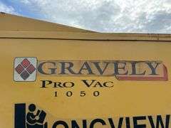 Gravely Pro Vac 1050 Lawn Vacuum Trailer, Robin Subaru Engine, 18 HP. Condition unknown