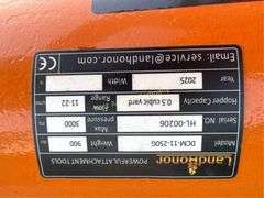 LandHonor DCM-11-25Q Skid Steer Concrete Mixer, 0.