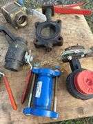 Industrial Valves and Pipe Fittings, Various Types and sizes