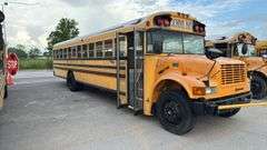2001 Blue Bird School Bus, International T444E C210 Diesel Engine- MSO and BILL OF SALE