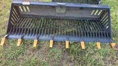 LandHonor RB-14-84W Skid Steer Rake Attachment, 84
