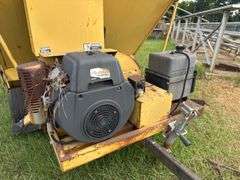 Gravely Pro Vac 1050 Lawn Vacuum Trailer, Robin Subaru Engine, 18 HP. Condition unknown