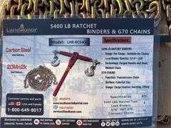 LandHonor LHR-RC5400 Ratchet Binders & G70 Chains, LandHonor LHR-RC5400 Ratchet Binders &amp; G70 Chains, Carbon Steel Materi