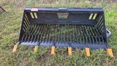 LandHonor RB-14-66W Skid Steer Rock Bucket Attachm