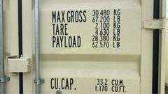 Shipping container - 20ft