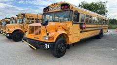2001 Blue Bird School Bus, International T444E C210 Diesel Engine- MSO and BILL OF SALE