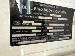 2003 Blue Bird School Bus, International Engine, 71 Seats- w/TITLE