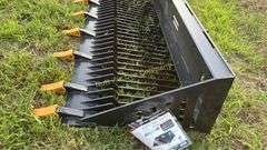 LandHonor RB-14-78W Skid Steer Rock Bucket, 78" W