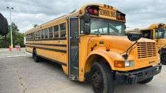 2001 Blue Bird International 3800 School Bus T444E C210 Diesel Engine- MSO and BILL OF SALE