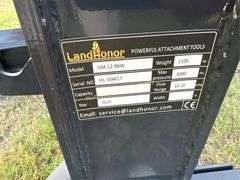 LandHonor GM-12-96W Skid Steer Grader Attachment,