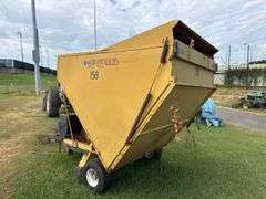 Gravely Pro Vac 1050 Lawn Vacuum Trailer, Robin Subaru Engine, 18 HP. Condition unknown