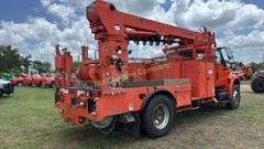 2009 International 7400 Utility Truck with Terex Vin 1HTMKAAR49H108069 Miles showing unknown Engine DT466, Maxxforce Digger D