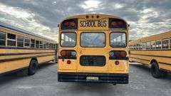 2001 Blue Bird School Bus, International T444E C210 Diesel Engine- MSO and BILL OF SALE