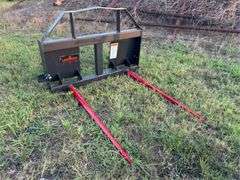 Land Honor Bale Spear Attachment, Skid Steer Mount