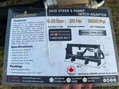 LandHonor PHA-52C Skid Steer 3-Point Hitch Adapter
