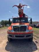 2009 International 4400 SBA 4x2 Utility Truck Vin 1HTMKAAR99H108066 Miles showing 125,888 Engine DT466 Maxxforce Terex boom,