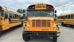 2001 Blue Bird International 3800 School Bus T444E C210 Diesel Engine- MSO and BILL OF SALE