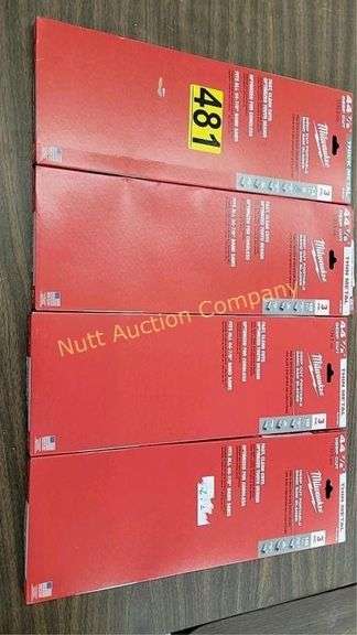 Milwaukee Band Saw Blades 44-7/8" Thin Metal Deep Cut 18 TPI 4 Packages