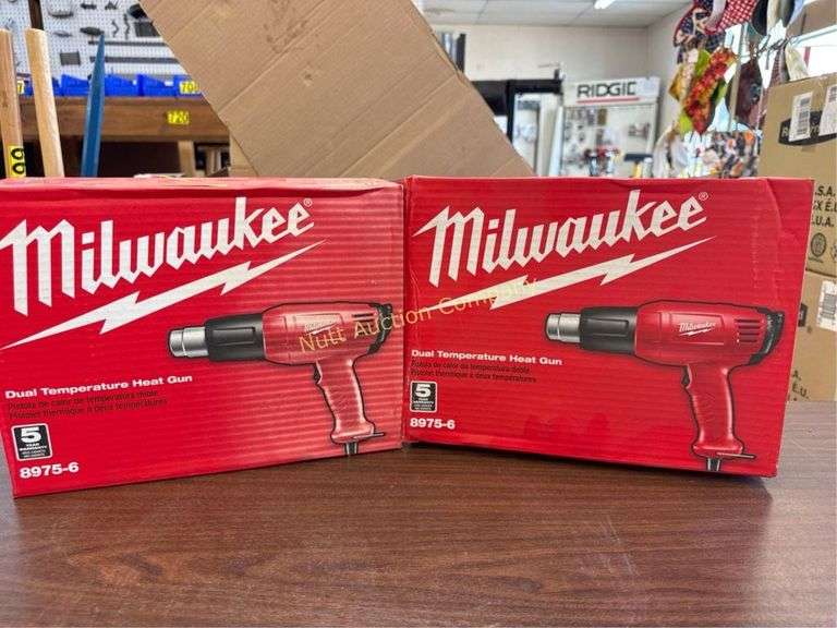 Milwaukee Dual Temperature Heat Gun, Red, Corded