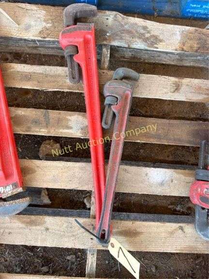 RIDGID Heavy Duty Pipe Wrenches, 36" and 24"