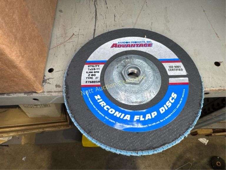 Random Products Advantage Zirconia Flap Disc, 7