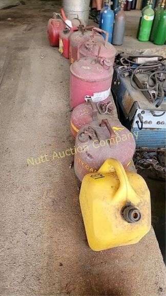 Gasoline Cans, Plastic & Metal