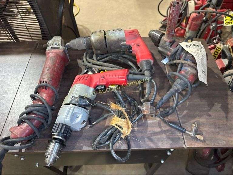 Milwaukee Corded Electric Drills - USED