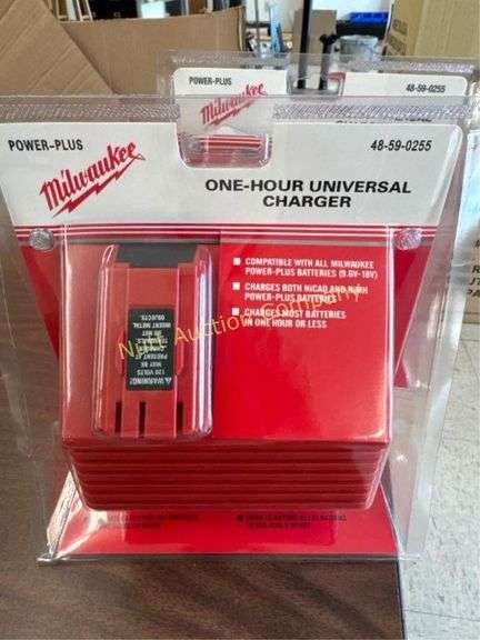 Milwaukee 48-59-0255 One-Hour Universal Charger, Qty 2