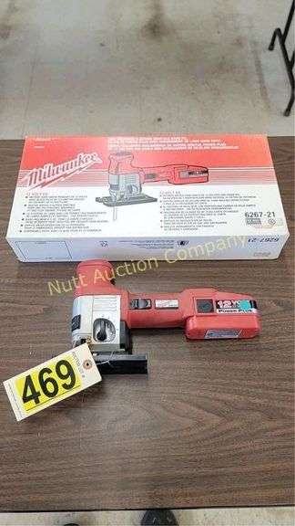 Milwaukee 12V Cordless Jigsaw Model 6267-21, NiCd Battery, 1700 SPM